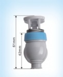 Plastic water spigot